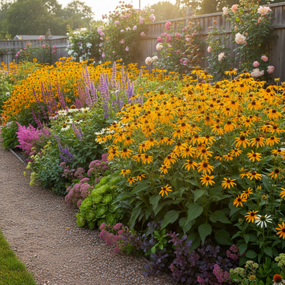 Rudbeckia Laciniata Flower Seeds - Coneflower Flower Seeds for Garden