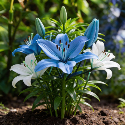 Blue Rare Lily Seeds for Planting