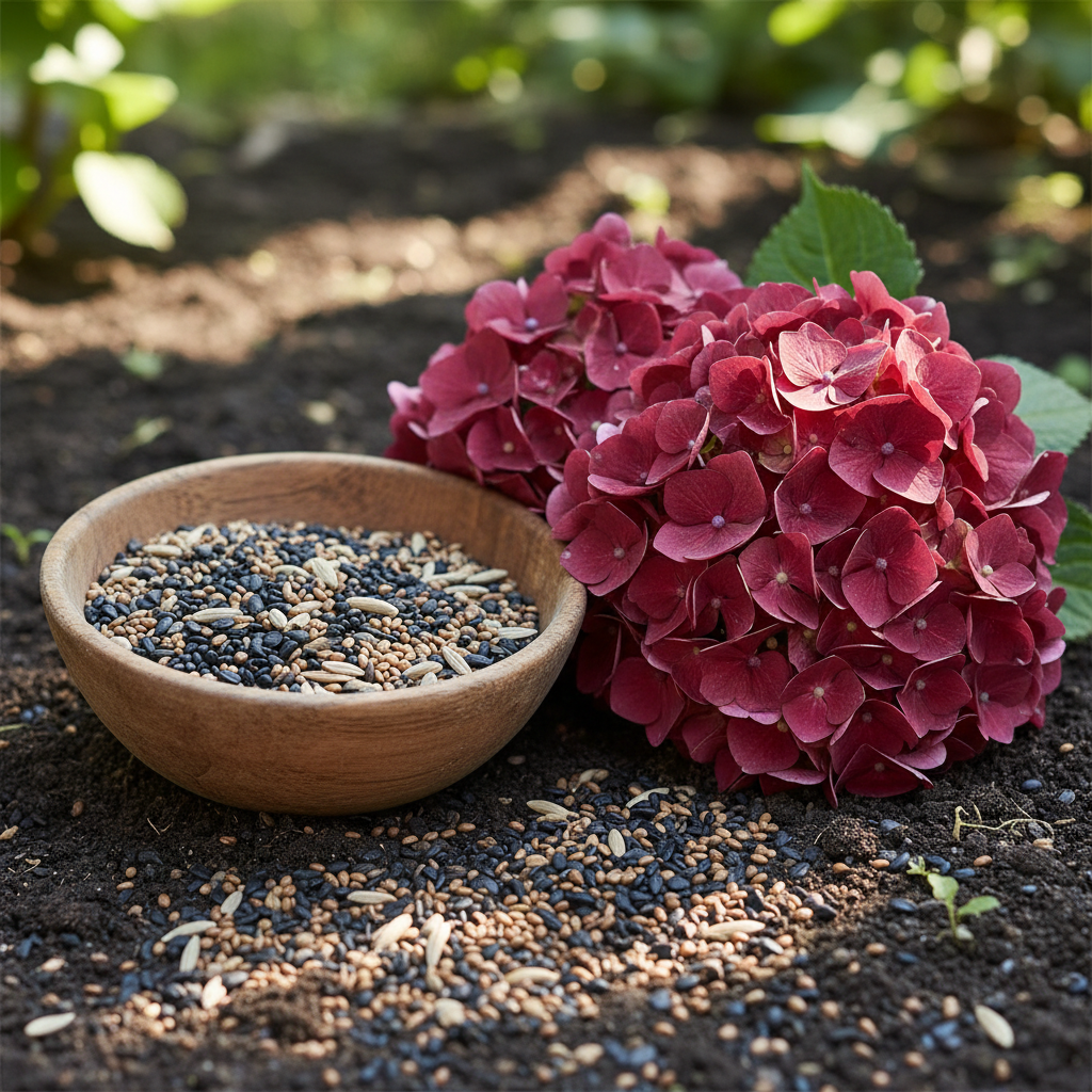 Burgundy Hydrangea Flower Seeds for Planting