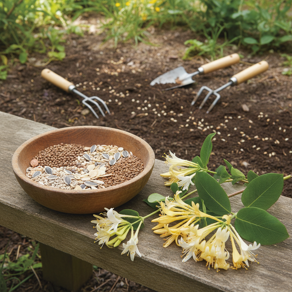 Honeysuckle Flower Seeds – Climbing Blooms for Planting