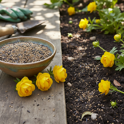 Trollius Europaeus Seeds for Garden Planting