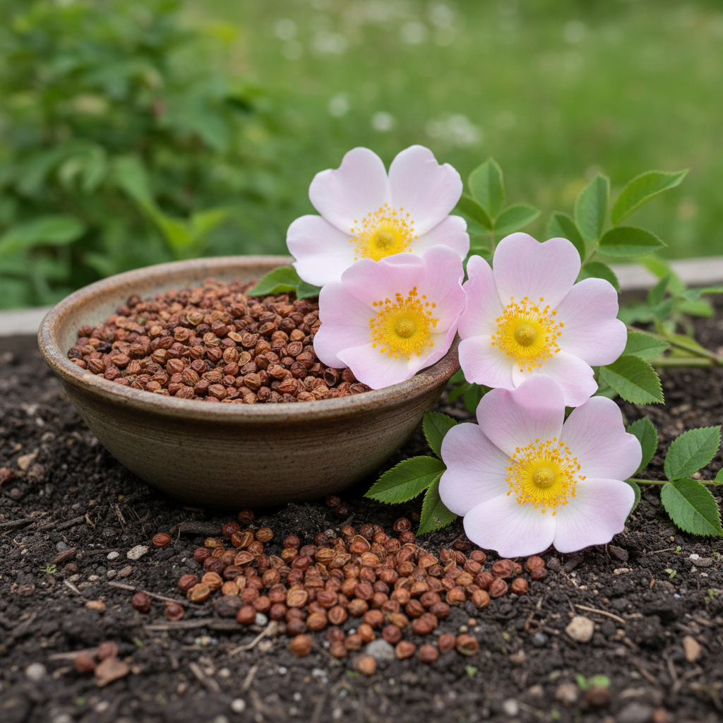 Rosa Canina Flower Seeds for Garden Planting