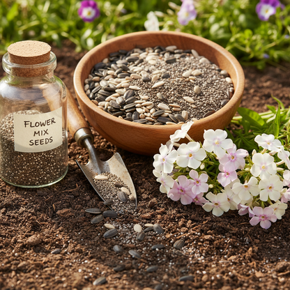 Phlox Crème Brulee Seeds for Garden Planting