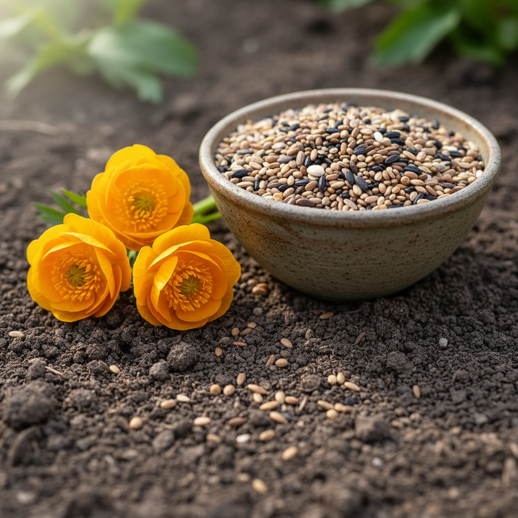 Trollius Chinensis Seeds for Garden Planting