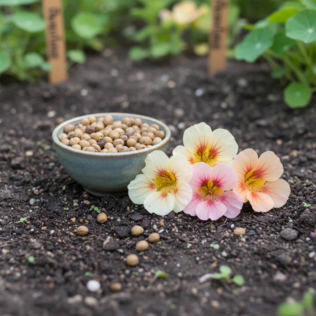 Nasturtium Ice Cream Sundae Seeds for Garden Planting