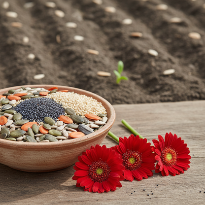 Red Gerbera Flower Seeds - Red Gerbera Flower Seeds for Garden