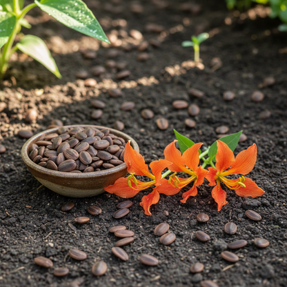 Gloriosa Orange Glory Flower Seeds for Garden Planting