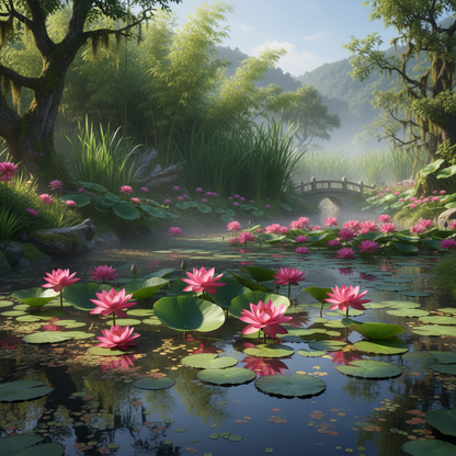 Nelumbo Nucifera Lotus Pink Water Plant Seeds - Lotus Flower Seeds for Garden