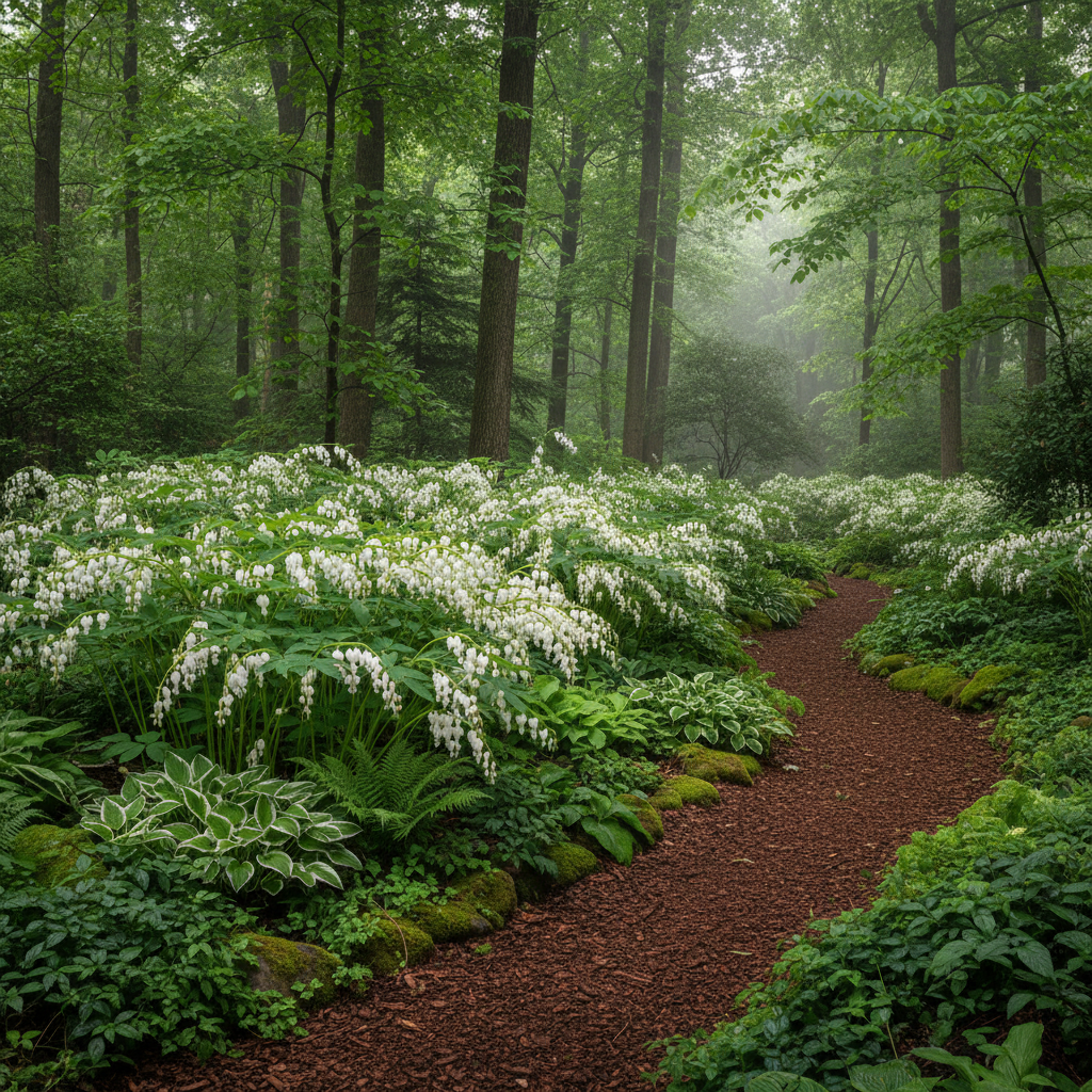 White Bleeding Heart Flower Seeds for Garden Planting