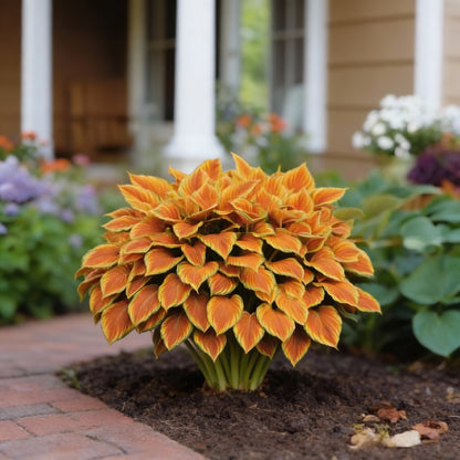 Orange Hosta Seeds for Planting - Shade Garden Perennial