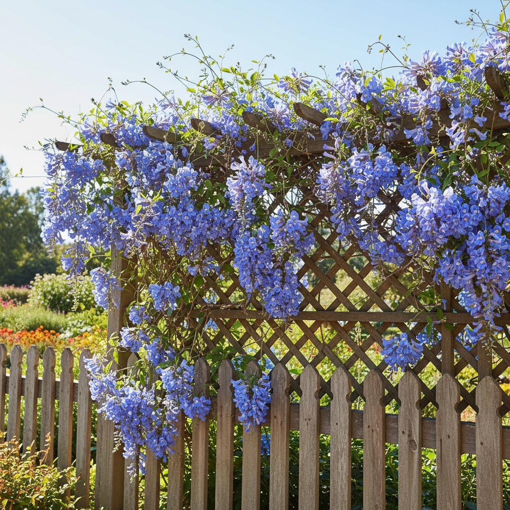 Sky Blue Jude Vine Flower Seeds - Climbing Flower Seeds for Garden