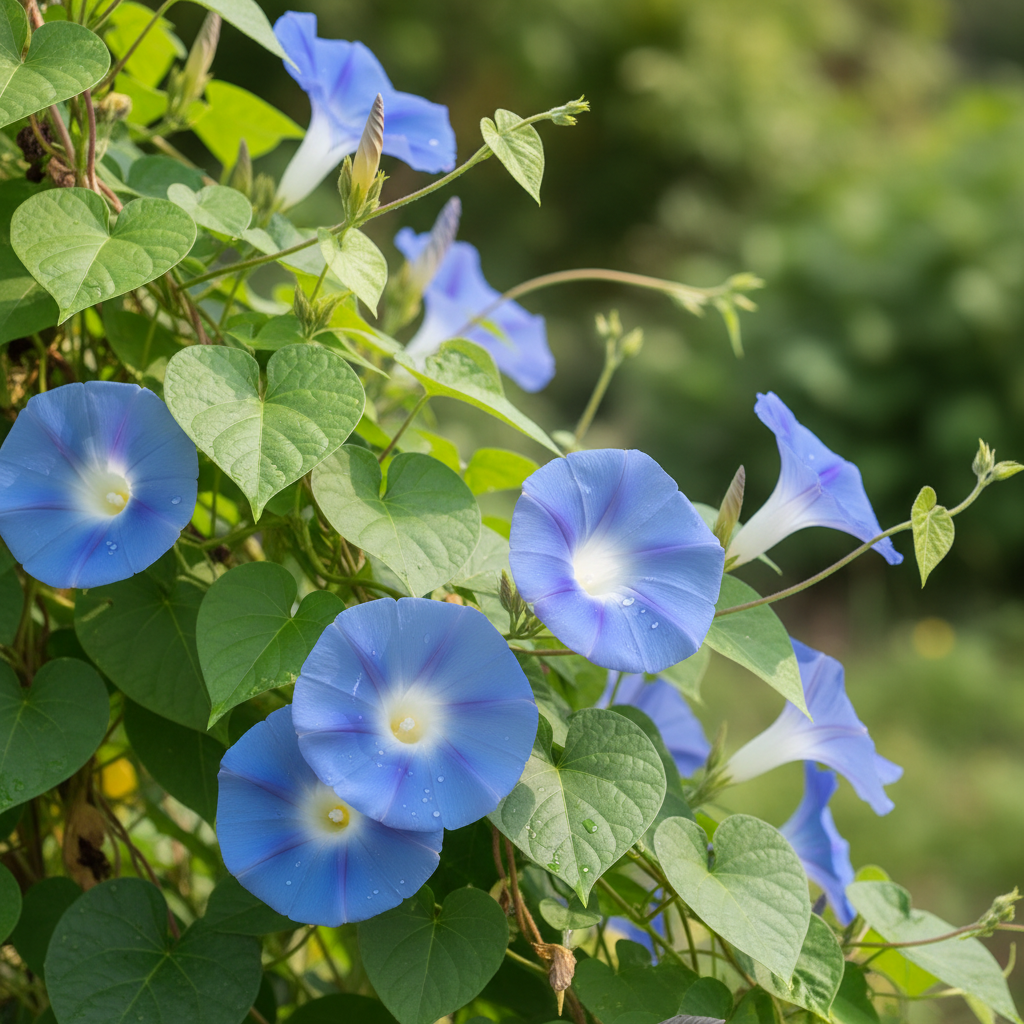 Sky Blue Jude Vine Flower Seeds - Climbing Flower Seeds for Garden