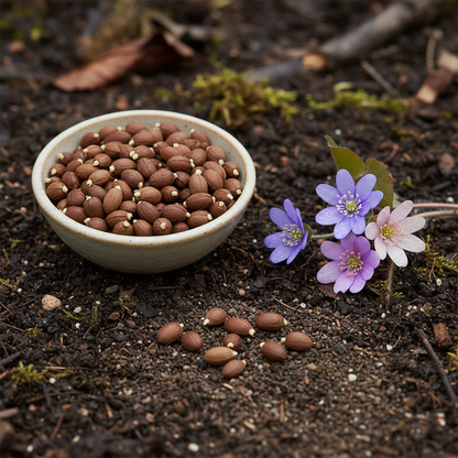 Hepatica Nobilis Flower Seeds for Garden Planting