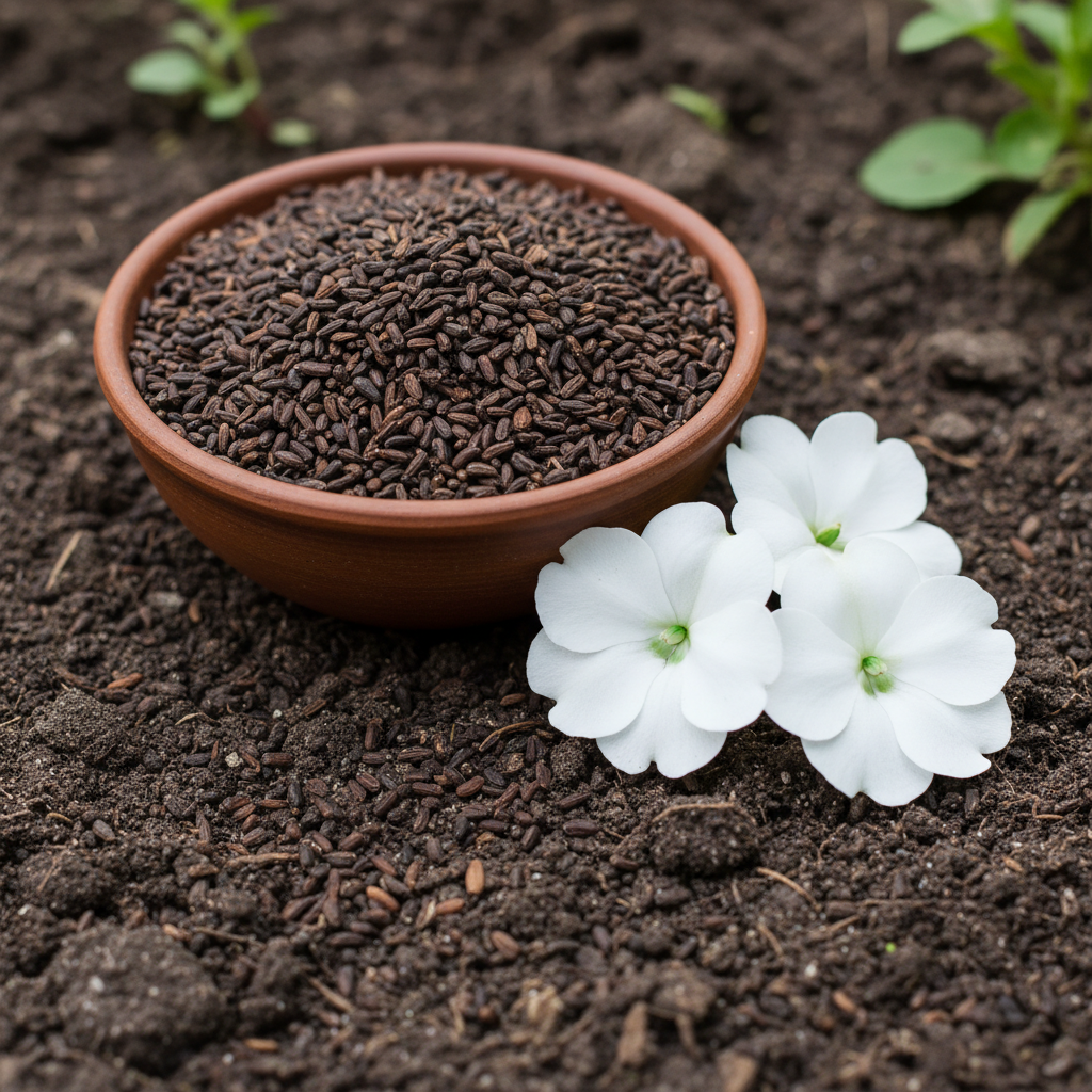 Impatiens Walleriana Baby Series White Flower Seeds for Planting