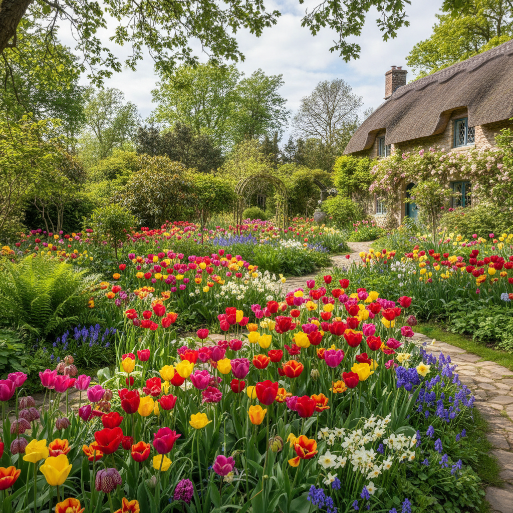 Spring Bulbs Mixed Flowering Collection for Garden Planting