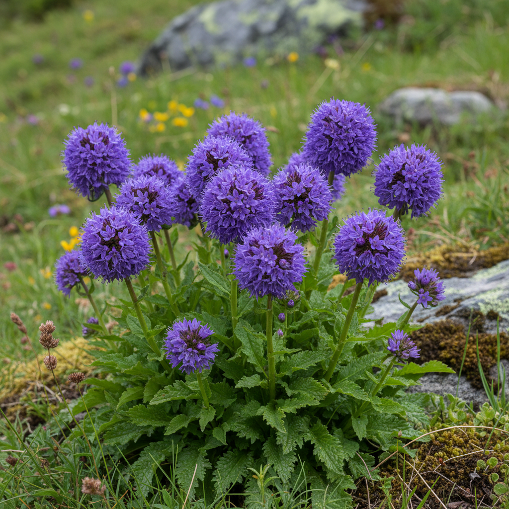 Phyteuma Scheuchzeri Flower Seeds for Garden Planting