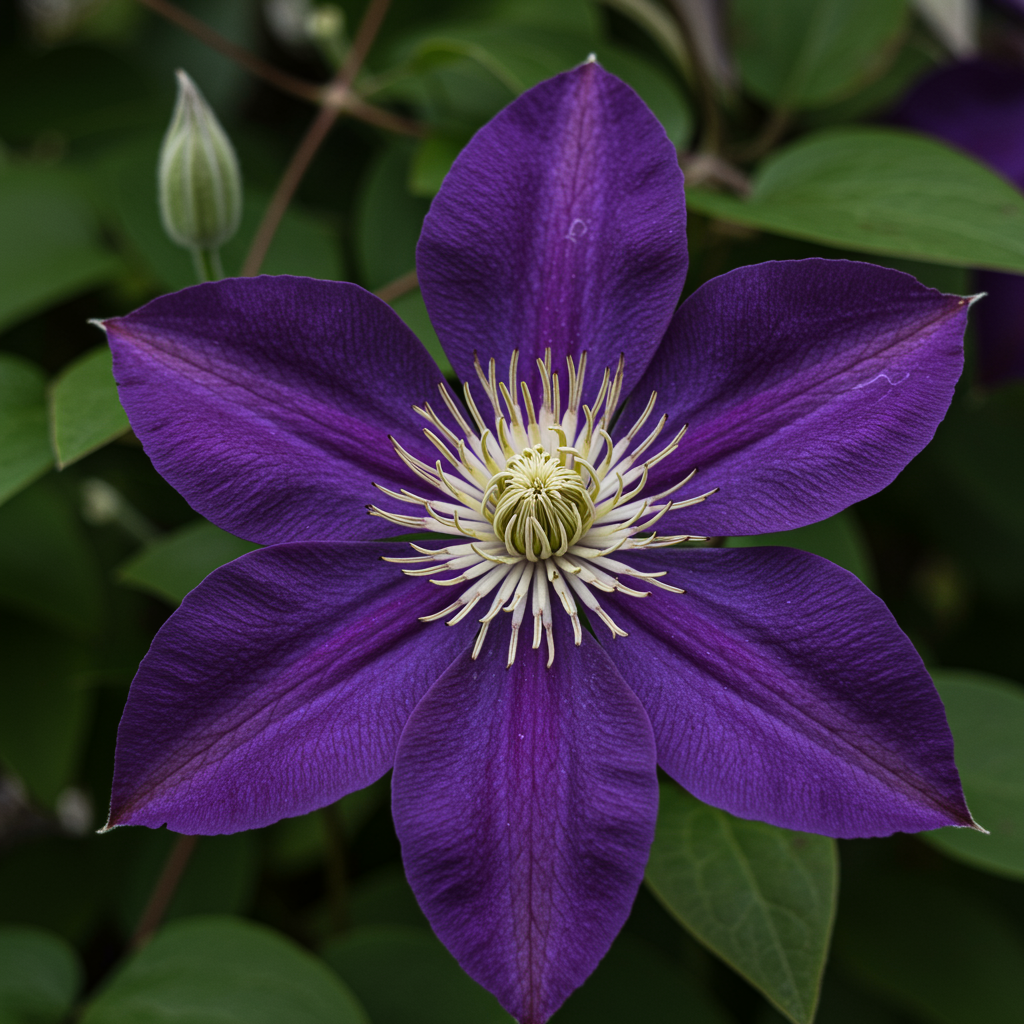 Dark Purple Clematis Seeds - Clematis Flower Seeds for Garden