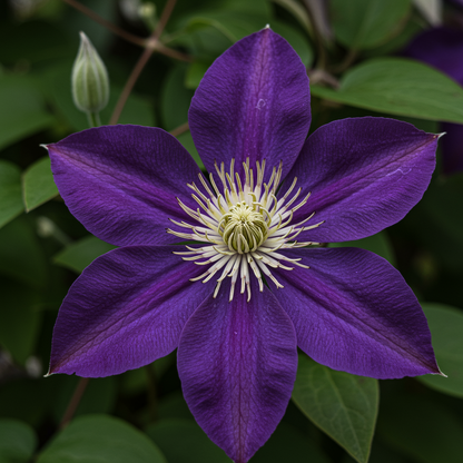 Dark Purple Clematis Seeds - Clematis Flower Seeds for Garden