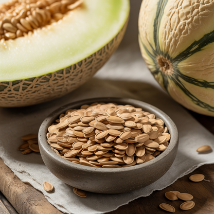 Ogen Melon Seeds – Sweet Aromatic Green Flesh Heirloom Melon Seeds