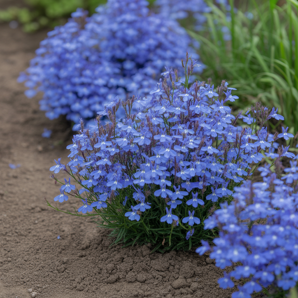 Lobelia Edging Variety Cambridge Blue Flower Seeds for Planting