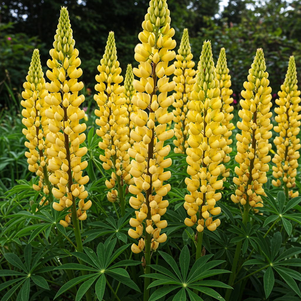 Lupin Russell Chandelier Yellow Seeds - Lupin Flower Seeds for Garden