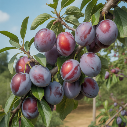 Plum Victoria Seeds for Planting – Sweet Juicy European Plum Fruit Seeds