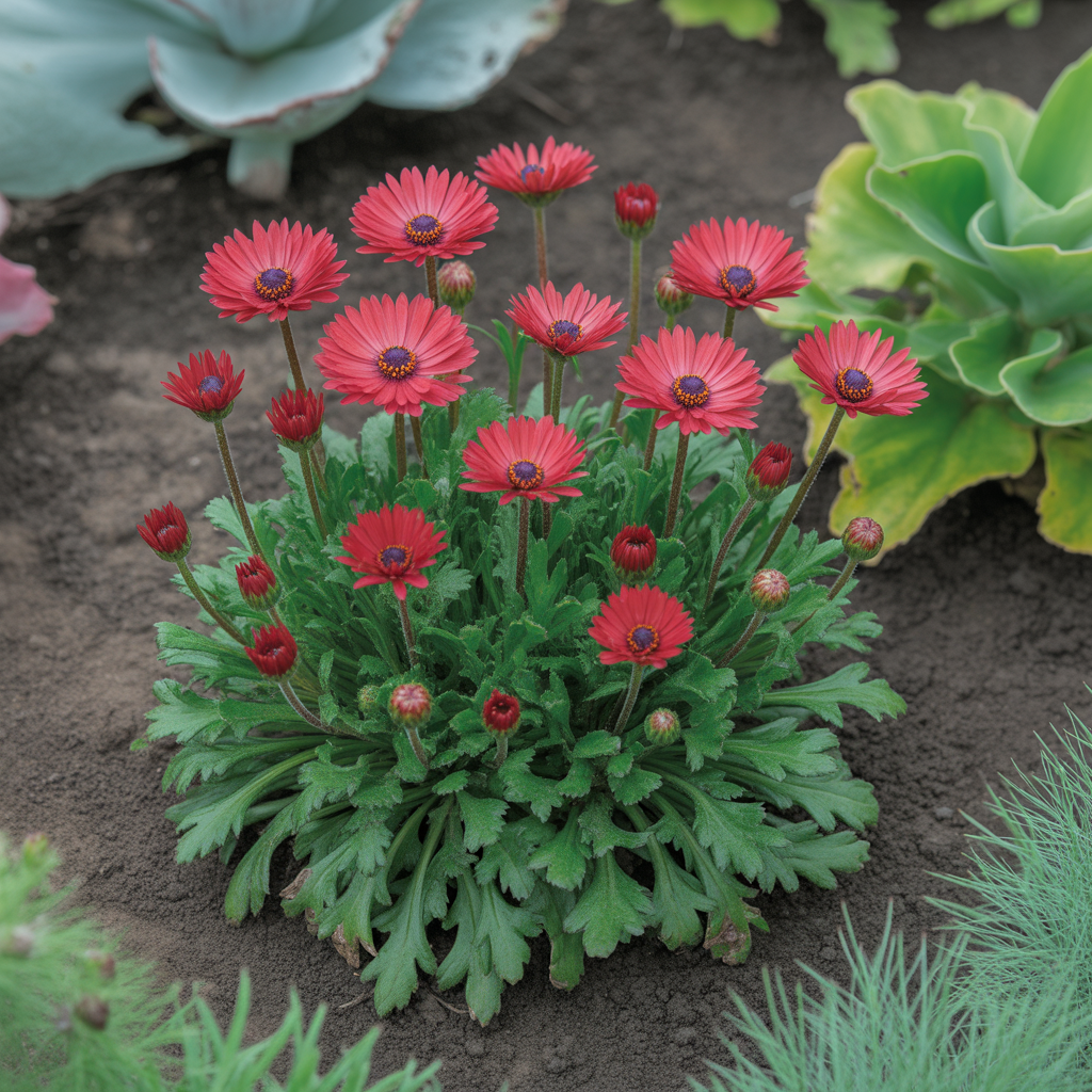Daisy Pomponet Red Seeds - Daisy Flower Seeds for Garden