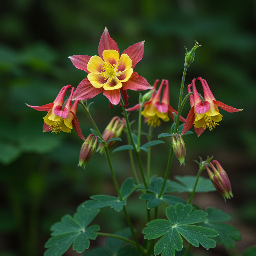 Aquilegia canadensis Seeds – Columbine Perennial for Planting