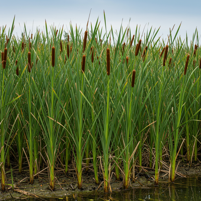 Cattail Seeds for Planting – Typha latifolia Perennial Ornamental for Ponds & Bog Gardens