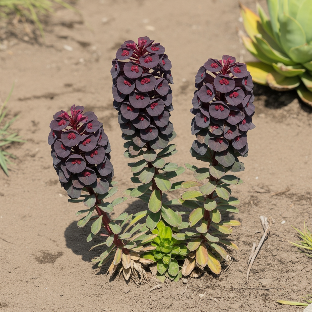 Euphorbia characias Dwarf Black Pearl Seeds – Perennial for Planting