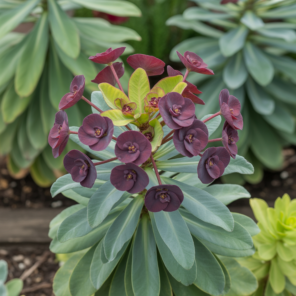 Euphorbia characias Dwarf Black Pearl Seeds – Perennial for Planting
