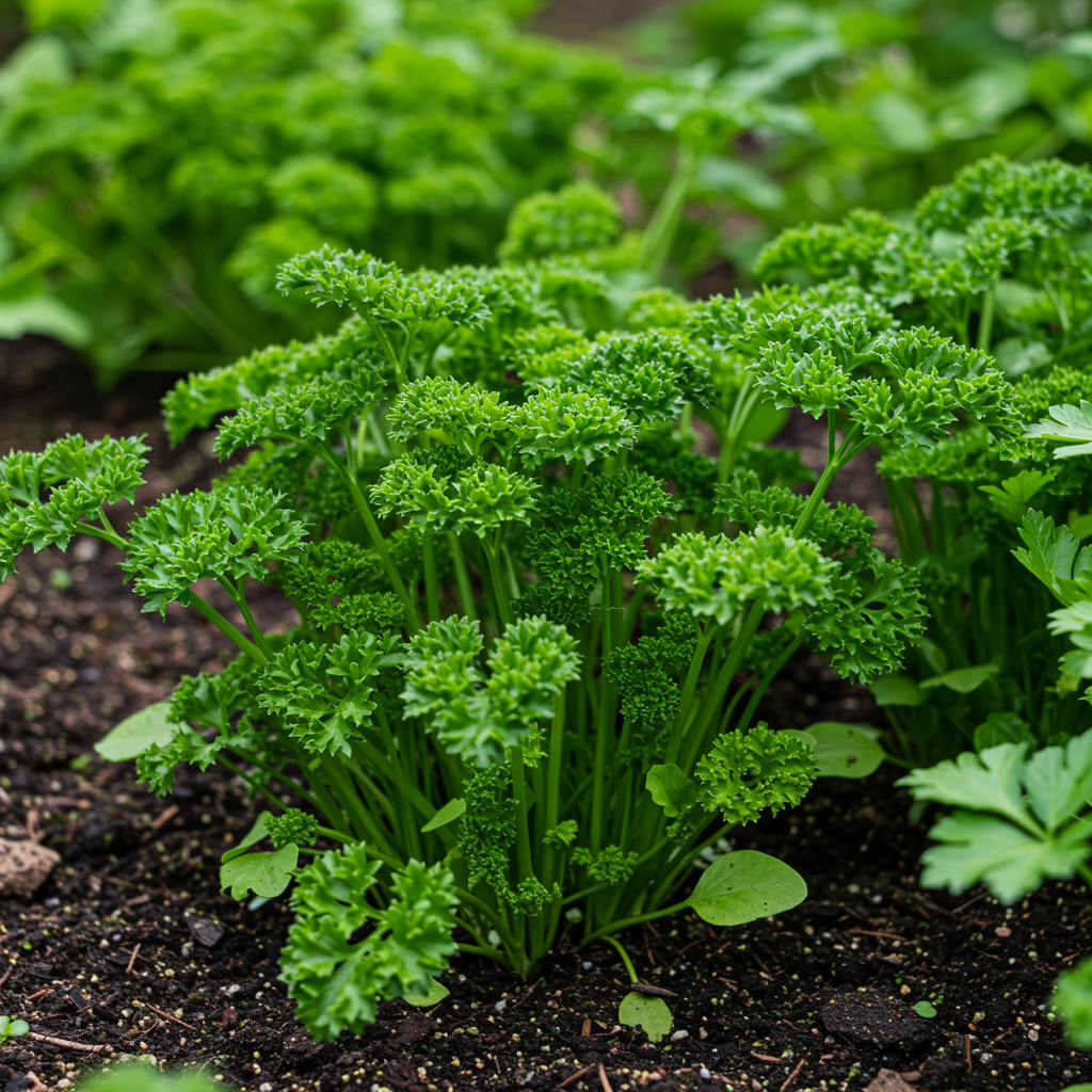 Organic Triple Curled Parsley Seeds for Planting