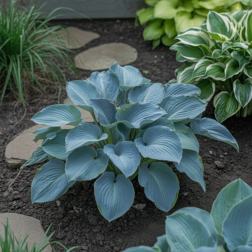 Hosta Seeds for Planting – Heirloom Non-GMO Perennial Shade Plant Silvery Blue Foliage Variety