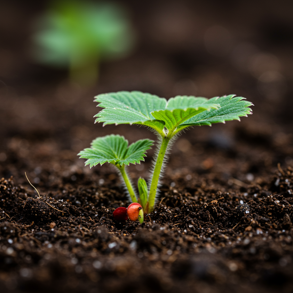 Jewel Strawberry Seeds for Planting – Large Sweet Juicy Berries for Home Gardening