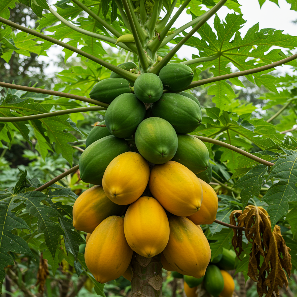 Kapoho Solo Papaya Seeds for Planting – Sweet Hawaiian Tropical Fruit Seeds