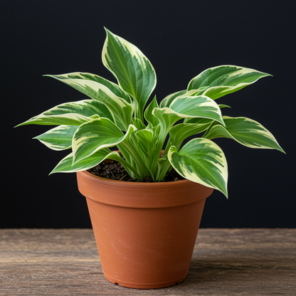 Variegated White Hosta Seeds for Planting – Green Leaves with Elegant White Edges