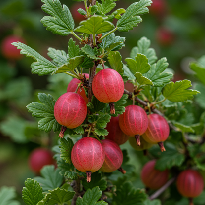 Red Pixwell Gooseberry Fruit Seeds for Planting – Hardy Berry Shrub Seeds