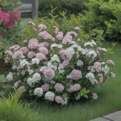 Spirea Shrub Seeds for Planting – Compact Mounded Growth with Showy Pink to White Flowers