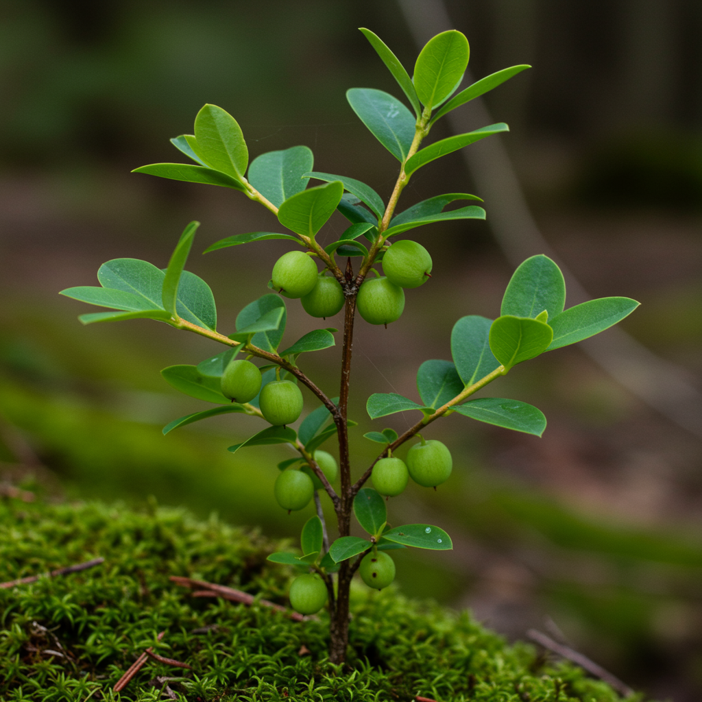 California Evergreen Huckleberry (Vaccinium ovatum) Fruit Shrub Seeds