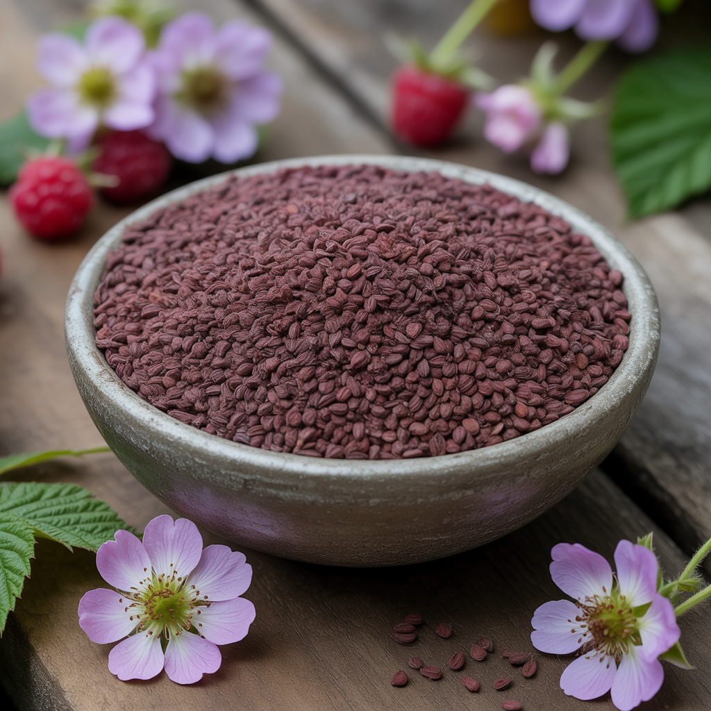 Purple Flowering Raspberry Seeds – Rubus odoratus Thornless Edible Berry