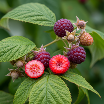 Purple Flowering Raspberry Seeds – Rubus odoratus Thornless Edible Berry