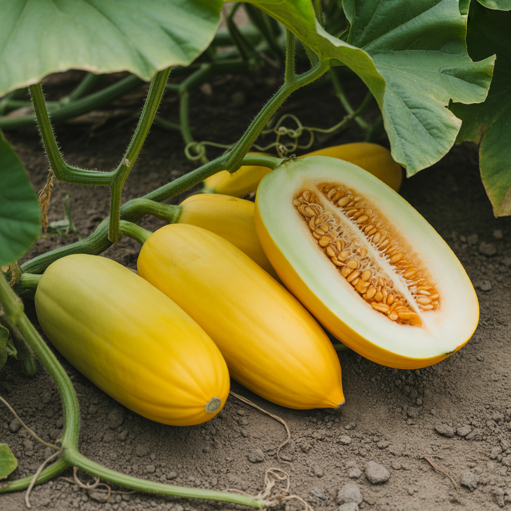 banana-melon-seeds-sweet-aromatic-heirloom-melon-for-home-gardens