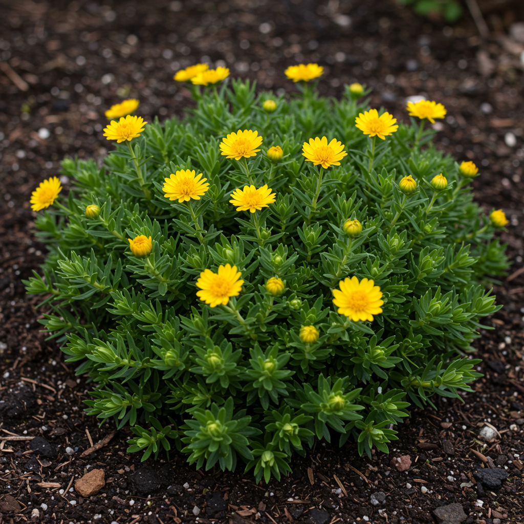 Dwarf Cold-Tolerant Plant Seeds with Bright Yellow Flowers