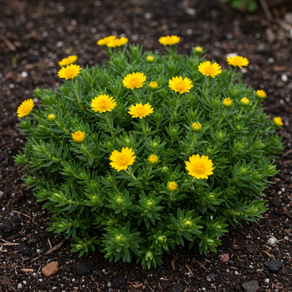 Dwarf Cold-Tolerant Plant Seeds with Bright Yellow Flowers
