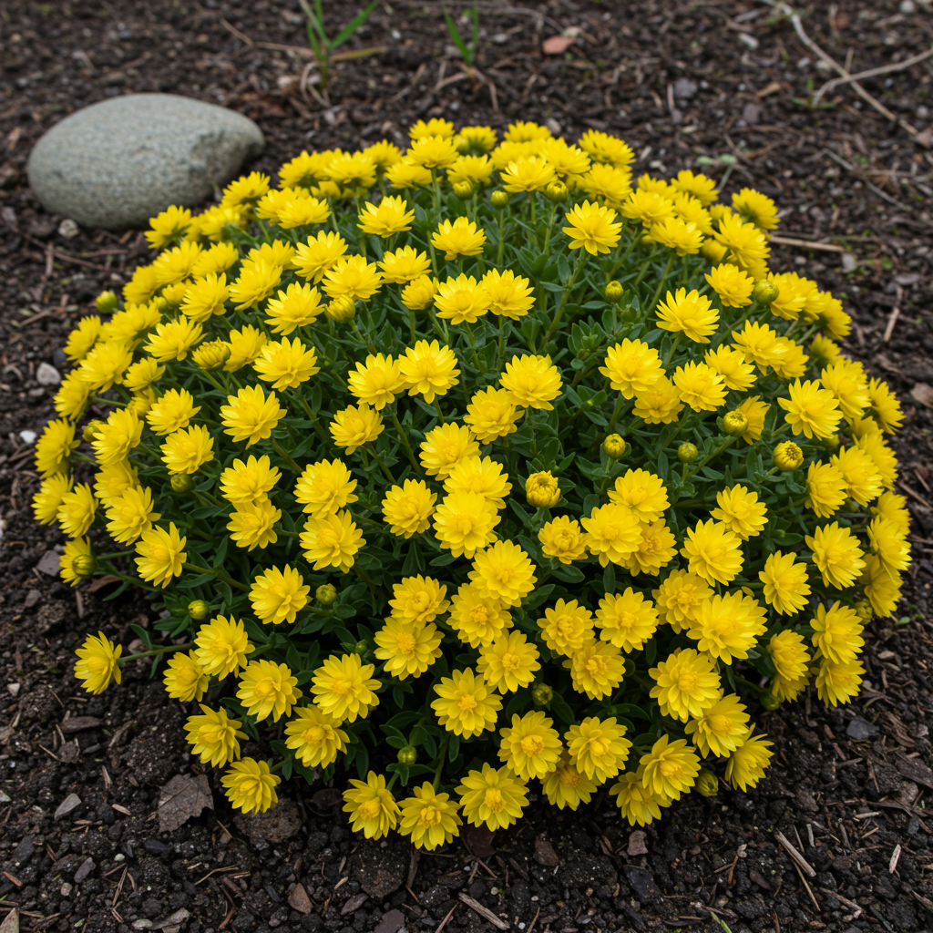 Dwarf Cold-Tolerant Plant Seeds with Bright Yellow Flowers