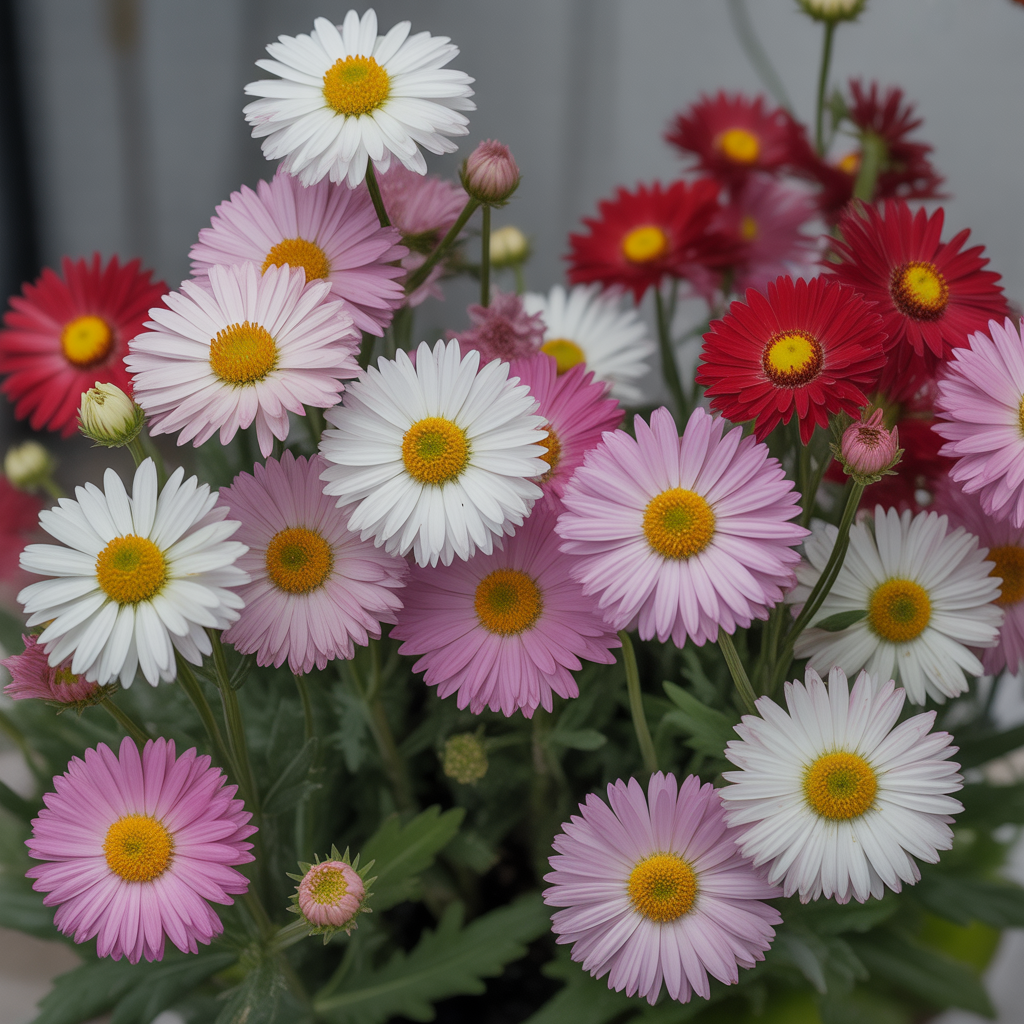 Pyrethrum Premium Mix Colour Seeds - Pyrethrum Flower Seeds for Garden