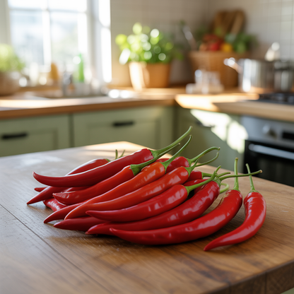 Cayenne Long Red Hot Pepper Seeds for Planting – Spicy Pepper Seeds for Home Gardens