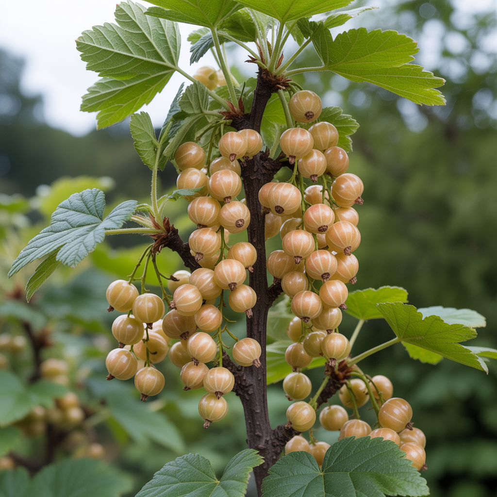 White Currant Seeds (Ribes rubrum ‘Alba’) – Premium Fruit Shrub Seeds for Home Gardening