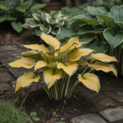 Hosta Yellow Gold Foliage Seeds for Planting – Heirloom Non-GMO Perennial Shade Plant