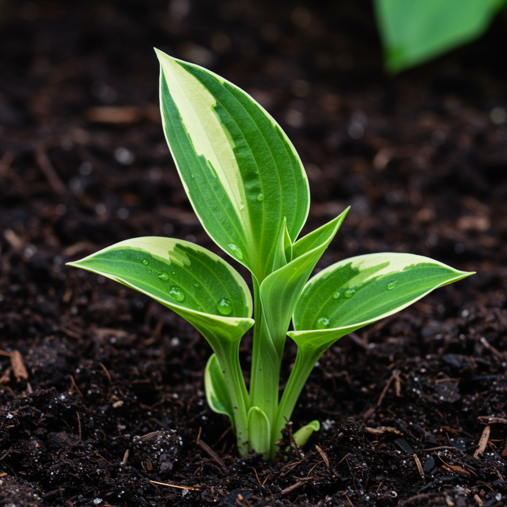 Hosta Seeds for Planting – Heirloom Non-GMO Perennial Shade Plant White-Edged Foliage Variety